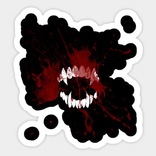 Bloody fang Sticker